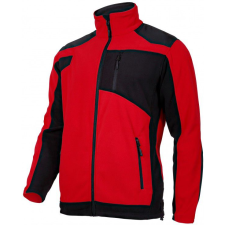 Lahti Pro Fleece Pulóver Piros/Fekete Megerősítésekkel, XL, Lahti (L4011504) munkaruha