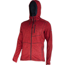 Lahti Pro Kapucnis Pulóver Cipzárral Piros, XL, Lahti (L4013404) munkaruha