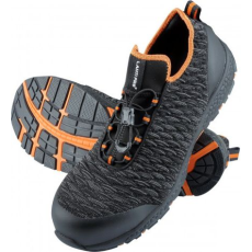 Lahti Pro Kötött Fekete-Szürke-Gombos Cipő, S1 Src, 41 (V31AC-L3042541)