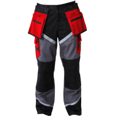 Lahti Pro Nadrág fekete-szürke 100% pamut, lepattanó, 