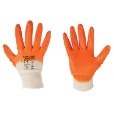 Lahti Pro Nitr. Sárga-Fehér Kesztyű L220108p, 12 Pár, (L220108W) védőkesztyű