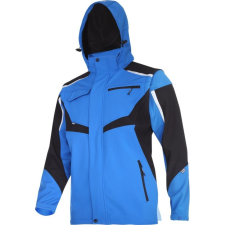 Lahti Pro Softshell dzseki kapucnival és ujjnyílással, kék-piros, "xl",ce,lahti (L4093004) munkaruha