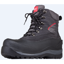 Lahti Pro Szarvasbőr/Oxford Szürke-Piros Hócsizma, 47 (L3080147) munkavédelmi cipő