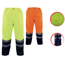 Lahti Pro Szigetelt figyelmeztető nadrág, sárga, "2xl", ce, lahti (L4100205) munkaruha