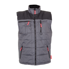 Lahti Pro Szigetelt Mellény Szürke-Narancs, XL (LPBO1S)