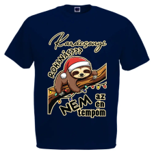  Lajhár tempó - Karácsonyi Férfi Póló férfi póló