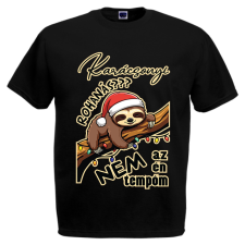  Lajhár tempó - Karácsonyi Férfi Póló férfi póló