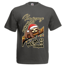  Lajhár tempó - Karácsonyi Férfi Póló férfi póló