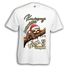  Lajhár tempó - Karácsonyi Férfi Póló férfi póló