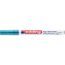 Lakkmarker, 1-2 mm, EDDING "751", világoskék filctoll, marker