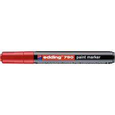 Lakkmarker 2-3mm, kerek Edding 790 piros filctoll, marker