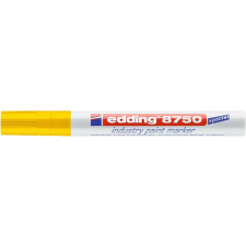 Lakkmarker, 2-4 mm, EDDING, "8750", sárga filctoll, marker