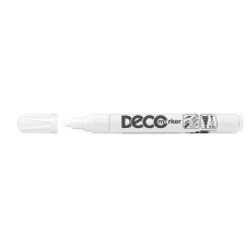 Lakkmarker, 2-4 mm, ICO "Decomarker" fehér filctoll, marker