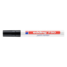 Lakkmarker EDDING 750 2-4mm fekete filctoll, marker