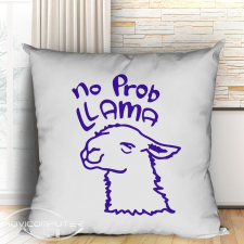 Láma mintás párna - Lámás ajándék lakástextília