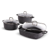 LAMART LT1287 CAST edénykészlet 6 db, fekete