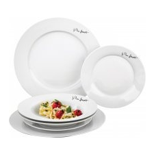 LAMART LT9001 6 darabos tányérkészlet tányér és evőeszköz