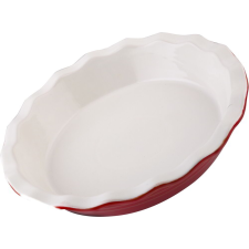 LAMART LT9204 Casa Kerek Sütőtál 1,2L - Piros / Fehér edény