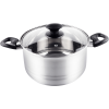 LAMART LTB2212 Leger 4.7L/22cm Lábas üveg fedővel - Inox (LTB2212)