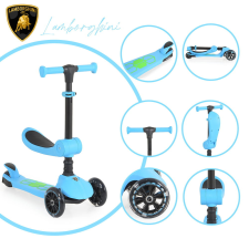  Lamborghini 2IN1 ráülős roller KÉK roller