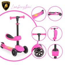  Lamborghini 2IN1 ráülős roller - Pink roller