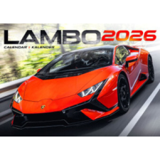  Lamborghini Kalender 2026 (Kalendář/Diář) naptár, kalendárium