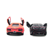 Lamborghini Matte Fekete autópálya és játékautó