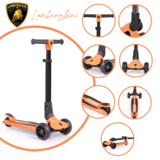 LAMBORGHINI roller 3 kerekű, összecsukható, 50 kg-ig NARANCS roller