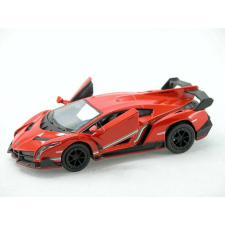  Lamborghini Veneno narancssárga hátrahúzós autó 1:36 makett
