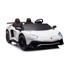  Lamborghini XXL A8803 elektromos autó, fehér, 24V elektromos járgány