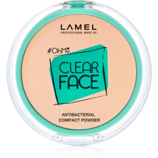 LAMEL OhMy Clear Face kompakt púder antibakteriális adalékkal árnyalat 402 Vanilla 6 g smink alapozó