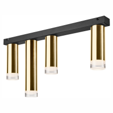 Lamkur Mennyezeti lámpa DIEGO 4xE27 Black Gold LM-4.124/A Lamkur világítás