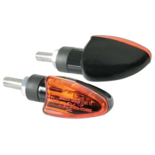 Lampa "Arrow" motorkerékpáros index pár fekete (0190092) (LA0190092) - Irányjelzők motorkerékpárokhoz motorkerékpár irányjelző