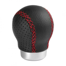 Lampa Lampa Zero Sport Sebváltógomb - Fekete bőr, Piros Varrás váltógomb