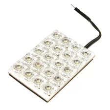 Lampa SMD 20 LED panel 35x50mm piros (0158503) (Lampa 0158503) autóalkatrész