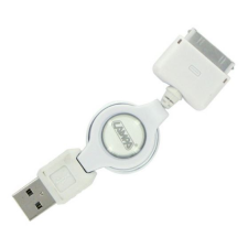 Lampa USB > 30-pin iPhone / iPad töltőkábel öncsévélő 1 m (0139014) (0139014) kábel és adapter