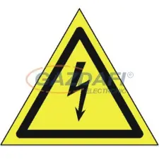  Lámpajeles öntapadó felirat, sárga, 50x50x50mm világítás