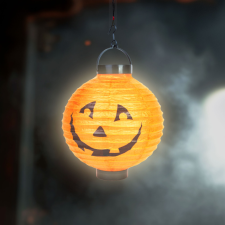  Lampion - LED-es tök - 2 x AAA - 20 cm kültéri világítás