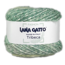 Lana Gatto Tribeca kötő és horgolófonal, pamut, merinó gyapjú és alpaka, 100g, 30134, Verde mix fonal, cérna