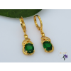  Lana gold filled zöld köves fülbevaló-18K-CMJ