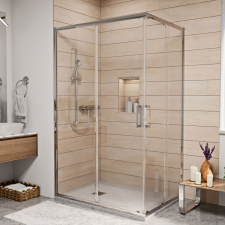  LANA vario 100×80 szögletes zuhanykabin kád, zuhanykabin