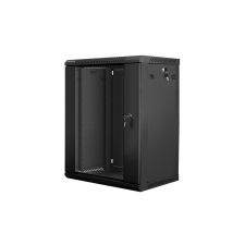 Lanberg 15U 19" fali rack szekrény 600x450mm fekete (WF01-6415-10B) egyéb hálózati eszköz