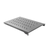 Lanberg 19" 1U 483x750mm fix rack polc fekete (AK-1010-B)