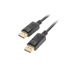 Lanberg 1,8m DisplayPort 4K apa - apa fekete kábel kábel és adapter