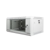 Lanberg 4U 19" fali rack szekrény 600x450mm szürke (WF01-6404-10S) (WF01-6404-10S) - Rack szekrény