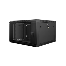 Lanberg 6U 19&quot; fali rack szekrény 600x600mm fekete (WF01-6606-10B) egyéb hálózati eszköz