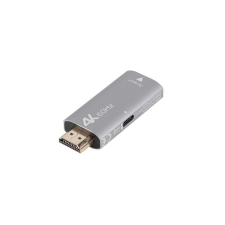 Lanberg AD-HD-DP-01 0 M HDMI A-típus (Standard) DisplayPort Ezüst kábel és adapter