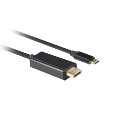 Lanberg CA-CMDP-10CU-0018-BK video átalakító kábel 1,8 M USB C-típus DisplayPort Fekete kábel és adapter