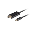 Lanberg CA-CMHD-10CU-0030-BK USB-C - HDMI 2.0 Kábel 3m - Fekete