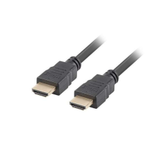 Lanberg CA-HDMI-13CC-0010-BK HDMI kábel 1 M HDMI A-típus (Standard) Fekete kábel és adapter
